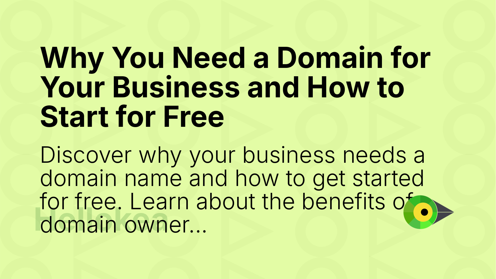 Why you need a domain for your business and How to start for Free